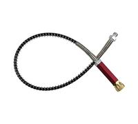 HuanQiuSensmart 20 inches High Pressure PCP Hose, 50cm 4500psi Paintball Air Gun Filling Whip Hose, with Water-Oil Sparator and 8mm Female Quick Connector for air Compressor
