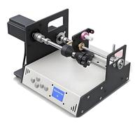 HuanSebesity Automatic Coil Winding Machine,Electric Cable Wire Coil Winder,Programmable & Adjustable Speed,Auto Wire Alignment,Digital Counter,For Transformer and Enameled Wire Production