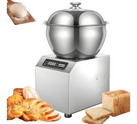 HuanSebesity Commercial Dough Mixer,Large Capacity Flour Mixing Machine,High-Power Electric Dough Maker,Digital Control & Timer,For Bakery,Restaurant and Home Business 5kg