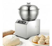 HuanSebesity Commercial Dough Mixer with Bi-Directional Rotation,Electric Spiral Kneader with Dual Rotation,Heavy Duty Stainless Steel,High Efficiency,Ideal for Restaurants 8kg