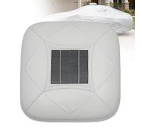 HuanSebesity Full Exterior Smart Car Cover,Solar Powered Automatic Protection Shelter,Aterproof Windproof Snowproof Anti-Hail Durable Material,For Sedan Suv Mpv Indoor Outdoor All Weather White-YL