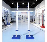 HuanSebesity High Jump Standards,High Jump Training Stand,Aluminum Height Adjustable Training Equipment for Track and Field,Heavy-Duty Training Measuring Tool for Track and Field