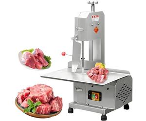 HuanSebesity High Power Meat Cutting Bandsaw,Commercial Stainless Steel Bone Saw Machine,Robust Workbench Design,Precision Cutting for Pig Hoof,Beef Bones,Fish and Various Meat Materials