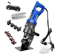 HuanSebesity Hydraulic Hole Puncher Punching Tool Puncher φ1/4"-4/5",Handheld Electric Hydraulic Punching Machine,Punching Machine Metal,Hole Punch Fast Punching,Accurate Positioning Anglesteel