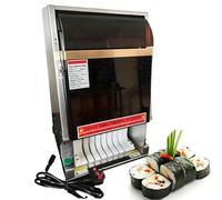 HuanSebesity Sushi Cutter Machine,Desktop Automatic Sushi Slicer,55w Power Supply,Precise Slicing into 8,10,12 Portions,Sturdy Stainless Steel Build for Household and Restaurant Daily Use 8slices