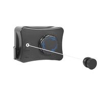 HUANSHA Retractable Clothesline Indoor Outdoor, 16.7ft Space Saving Retractable Laundry Line, Non-Sagging Grey Heavy Duty Retractable Clothes Line for Small Laundry Room, Bathroom, RV Shower