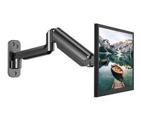 HUANUO 17-32 Inch Monitor Wall Mount Bracket for Computer TV Screens Adjustable Gas Spring Single Monitor Arm Support 8 kg VESA 75x75 mm, 100x100 mm