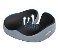 HUANUO Seat Cushion for Office Chairs, Extra Large Desk Chair Cushion for Back Pain Tailbone Pain Relief, Ergonomic Memory Foam Car Seat Cushion, Wheelchair Cushions for Long Sitting, Anti-Slip Bottom