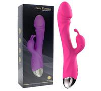 HUANXA Quiet Deep Percussion 10 Mode Tissue Handheld Rabb.i.t Vibratorter for Women Vibraters4 Women Vibratorters S.ex Toys4Women Vibrantoror Vibrat.o.rs Massage (Reds)