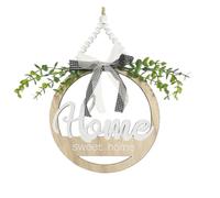 HUANYO 3D Wooden House Sign, "Family Est. Est. Year & Last Name" Customizable Welcome Plaque, 9.4" Rustic Farmhouse Decor for Home, Front Door, Porch, Office Wall