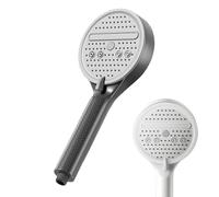 HUANYO High Pressure Shower Head, 5-Mode Adjustable with Durable ABS Construction, Water Saving Powerful Showerhead for Low Water Pressure (Black)