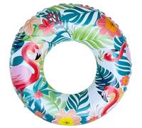 HUANYO Inflatable Flamingo Swim Ring for Adults - Durable Rubber Pool Float, Summer Beach Swimming Pool Tubes, Party Toys for Water Sports, Pool Hammock & Lake