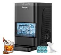 Huanyu 55mm Clear Ice Ball Maker, 2 Ice Balls in 80Mins Sphere Ice Maker with Self Cleaning for Whiskey, Bourbon and Cocktails