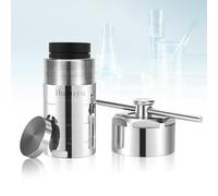 Huanyu Autoclave Hydrothermal Synthesis Autoclave Reactor 250℃ 4MPa PPL Lined Vessel 304 Stainless Steel for Lab (Customizable) (500ml)