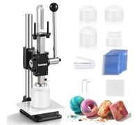 Huanyu Bath Bomb Press Machine with 4 Molds Height Adjustable Bath Bombs DIY KIT for Women Gift Bath Bombs Maker for Beginners