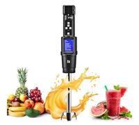 Huanyu Cordless Immersion Blender Intelligent Hand Blender with 11 Programs 300W Handheld Blender with Brushless Motor 1000-12000RPM Speed Variable Stick Blender
