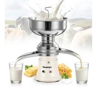 Huanyu Electric Cream Separator 50L/H Milk Separator, 5L Capacity