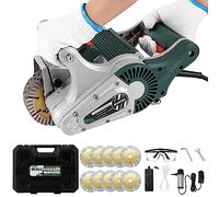 Huanyu Electric Wall Chaser 1 time Molding Wall Groove Cutting Machine Infrared Sighting 4800W Cutting Width 40mm Depth 35mm Wall Chaser Concrete Cutter Magnesium Alloy for Cement Brick Marble 110V