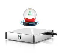Huanyu Magnetic Levitation Display Platform 360° Rotating Stage with 4 LED Lights Antigravity Floating Lifting Stage with 300g Loading