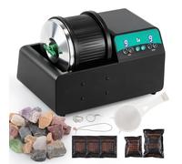 Huanyu Rock Tumbler Kit, 1.8kg Max Load, 9-Speed, 9-Day Timer