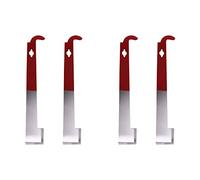 huanzhi 4 Pack Stainless Steel Beekeeping Hive Tool J Hook Bee Frame Lifter and Scraper Equipment for Beekeepers