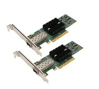 HUAOSN 2 x 10 Gb SFP Pcie Network Card with 3.28 Ft Conversion Cable Pice Network Adapter Card, MNPA19 XTR Ethernet Adapter for Windows Windows Server for PC