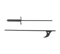 HUAOSN Fire Pit Poker, 40 Inch Solid Steel Rust Free Poker Poker Stick for Fire Pit Camping Fireplace Wood Stove