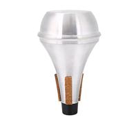 HUAOSN Trumpet Mute Aluminium Practice Mute Silencer Lightweight Mini Trumpet Exercise Mute for Jazz, Beginners, Students