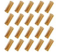 HUAREW 3D Printer Die Spring 8mm OD 20mm Long Light Load Compression Mould Die Spring Yellow Compression Mould Die Spring for The Ender 3s Bed(Pack of 20 Pcs)