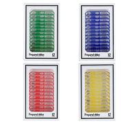 HUAREW 48 PCS Prepared Microscope Slides Specimen Insects, Animals, Flowers, Plants, Biological Specimens, Microscope Slide, Enlightening Science Education for Kids Children Students