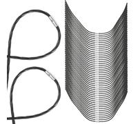 HUAREW 50pcs F016800431 Trimmer Line for Bosch AFS 23-37 Brush Cutter 37cm x 3.5mm