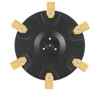 HUAREW 6 Blade Discs Compatible with Segway Navimow H-Series H500E, H800E, H1500E, H3000E-VF Robotic Lawnmower Blade Disc (for H Series, Blades)