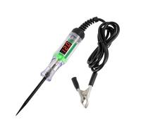 HUAREW Automotive Test Light 3-48V LED Digital Display Circuit Tester with Voltage Display, Electric Test Pen with Dual Color Polarity Indicator Light and Probe, Checking Car Fuses & Battery Voltage