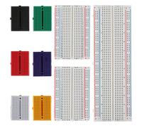 HUAREW Mini Breadboard 170 Points (6 Colors, 6PCS)+Small Breadboard 400 Points Solderless (2PCS)+Breadboard 830 Points (1 PCS) for Arduino and Proto Shield Electrical Connections block