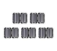 HUAREW Noise Suppressor Cable Clamp Black Clip Type Ferrite Ring RFI EMI for 13mm (Pack of 5)