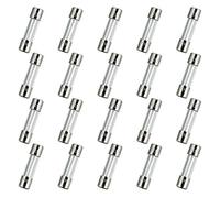 HUAREW T4AL250V 20 Pcs 5x20mm slow blow glass fuse 4A 250V 0.2 x 0.78 inch time delay fuse