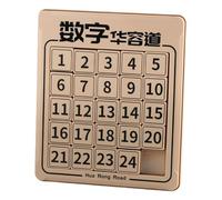 Huarong Road Puzzle - Educational Sliding Blocks Spatial Reasoning Challenge Strategic Cognitive Change Advance Interactive Digit Reordering Game | Growth Tool