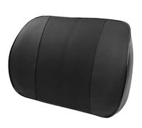 HUARXUNEG Comfortable lumbar support pillow with ergonomic design and memory foam, back support for back pain relief, suitable for office chairs, car seats, reclining chairs, etc. (black)