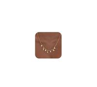 HUASAI Seashell Necklace Beach Jewelry for Women Starfish Shell Necklace Layered Boho Dainty Gold Necklaces Summer Jewelry Stuff Beach Accessories Country Concert Outfits for Women, Metal, No Gemstone
