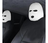 Huasean 2 Car Seat Head,Halloween Car Front Seat Head Rest Protector Covers,Dustproof Washable Head Rest Protector, Car Front/Rear Seat Headrest Covers