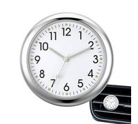 Huasean Car Clock Stick Analog Car Clock Tiny Small Car Vent Clocks Car Dashboard Quartz Clock For Motorcycle Boat Fridge Car Decoration
