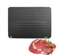 Huasean Fast Defrosting Tray, Defrost Plate Thaws,Metal Aluminum Non-Stick Quick Thawing Plate,Meat Thaw Plate With For Easily Hanging,No Microwave Or Electricity Power Required,23X16.5X0.2cm