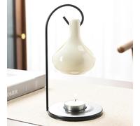 Huasean Hanging Cauldron Oil Burner - Teardrop Shape With Stand, Pagan Light, Wax Melt and Tea Light Aroma Diffuser