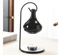 Huasean Hanging Cauldron Oil Burner - Teardrop Shape With Stand, Pagan Light, Wax Melt, Tea Light Aroma Diffuser