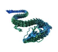 Huasean Printed Articulated Dragon Toy,30cm Articulated Drago Ornaments, Printed Dragon Flexible Articulated Dragon Fidget Toy,2024 Year Of The Dragon Decorations For, Offices, Fish Tanks