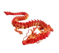 Huasean Printed Articulated Dragon Toy,30cm Articulated Drago Ornaments, Printed Dragon Flexible Articulated Dragon Fidget Toy,2024 Year Of The Dragon Decorations For, Offices, Fish Tanks