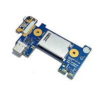 Huasheng Suda Type-C Power Button Board Without Cable Replacement for HP Pavilion 14-CF 14-DF 14-DK 14S-CF 14S-CR TPN-I130 6050A2979701