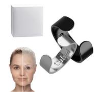 Huashenglong The Original Magnetic Rings for Women, Adjustable Magnetic Ring - Gentle Magnet & Acupressure Fusion, The Natural Solution,A Thoughtful Gift of Comfort (Black+Silver)