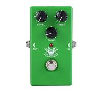 HUASON Tube Drive, Guitar Effect Electric Pedal, Tube Overdrive Sound Booster Hardware Straight Way LED Battery 9V Power
