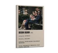 HUASYERRHW Begin Again（3） Poster Wall Art Decor Painting Canvas for Living Room Bed Room Poster12x18inch(30x45cm) Frame-style